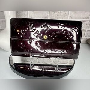 Louis Vuitton Burgundy Wallet